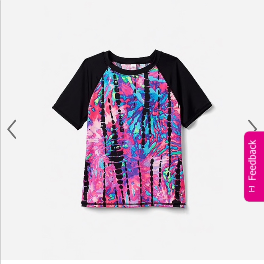 Justice • Tie Dye Rashguard